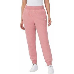 Fila Womens Heavyweight Fleece Joggers, XXL, Dusty Rose
